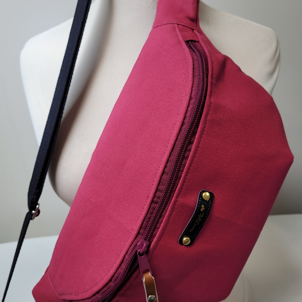 Elegant Pink Hip Bag Crossbody Bag